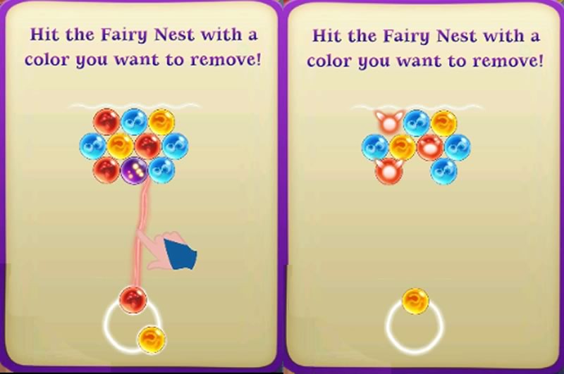 what levels in bubble witch saga 3 have fairy nests