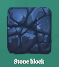 AlphaBetty stone block