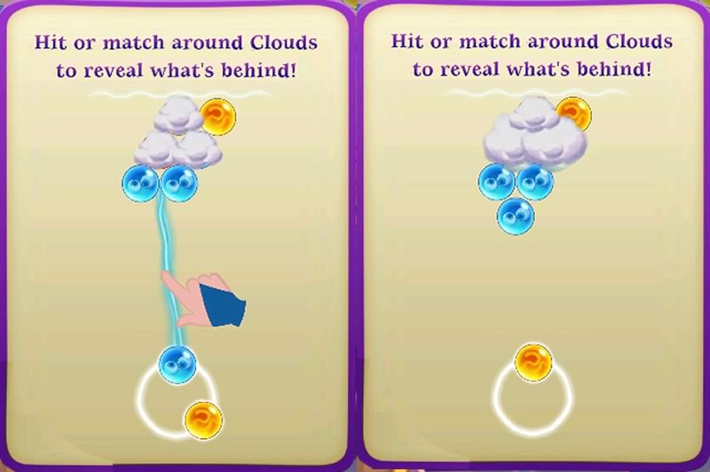 Bubble witch 3 Saga, Cloud Bubbles