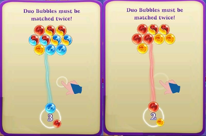 Bubble witch 3 Saga, Duo Bubbles