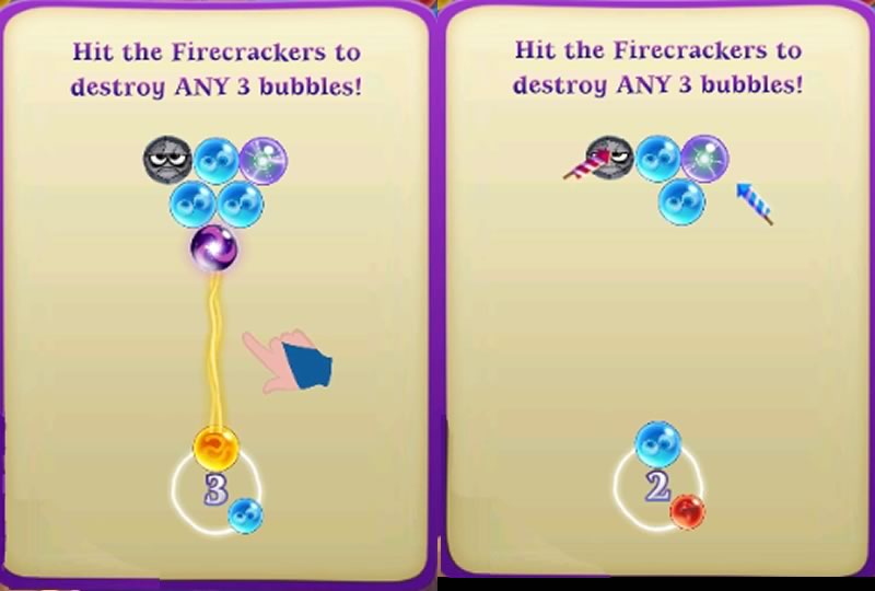 Bubble Witch 3 Saga, Firecracker Bubbles