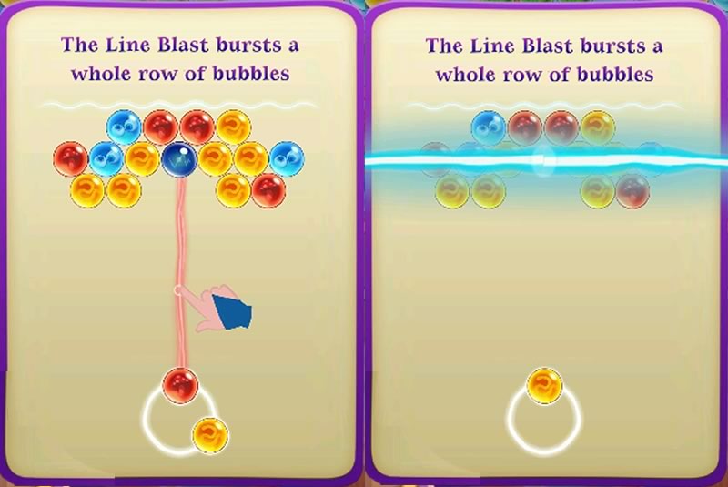 Bubble Witch 3 Saga, Line Blasts