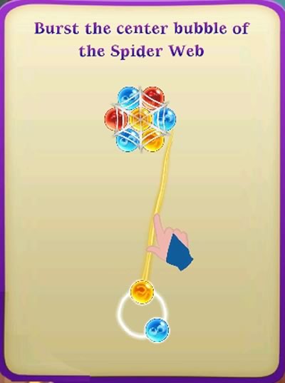 spider webs bubble witch saga 3