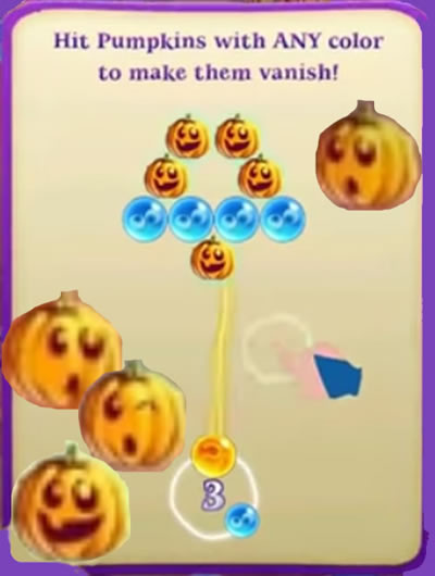 Bubble Witch 3 Saga Pumpkin Bubble