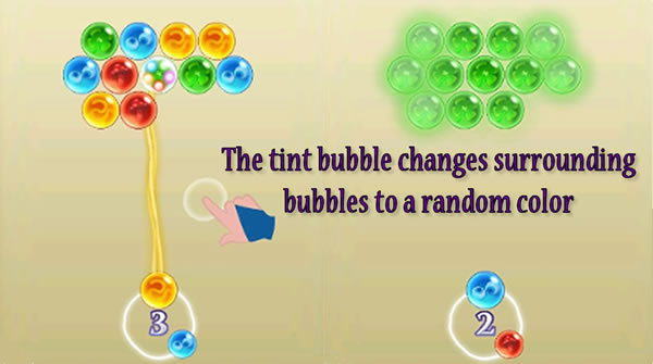 Bubble Witch 3 Saga Tint bubbles
