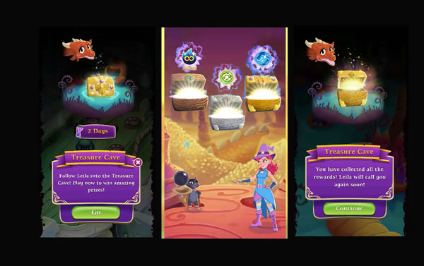 Bubble Witch 3 Saga, Treasure Cave