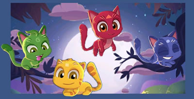 Bubble witch 3 saga, Star Cats