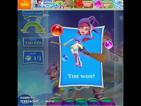 Bubble Witch 2 : Level 2449