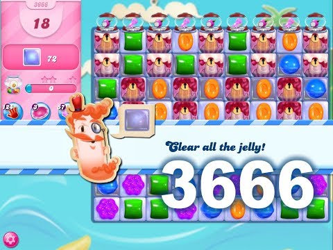 Candy Crush Saga : Level 3666