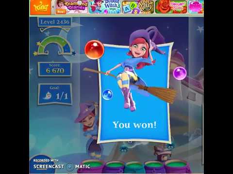Bubble Witch 2 : Level 2436