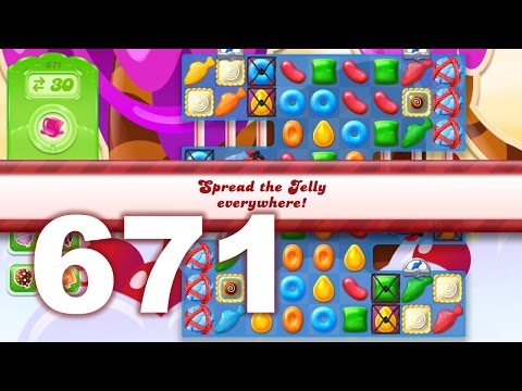 Candy Crush Jelly : Level 671