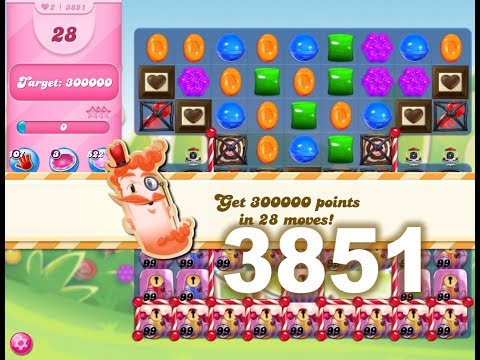 Candy Crush Saga : Level 3851