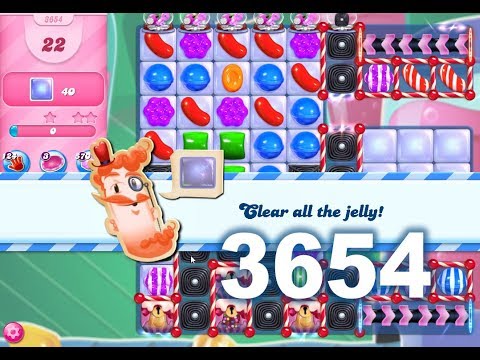 Candy Crush Saga : Level 3654