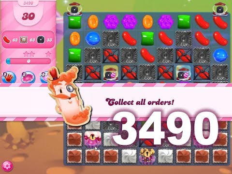 Candy Crush Saga : Level 3490