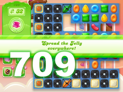 Candy Crush Jelly : Level 709