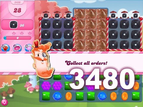 Candy Crush Saga : Level 3480