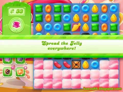 Candy Crush Jelly : Level 1156